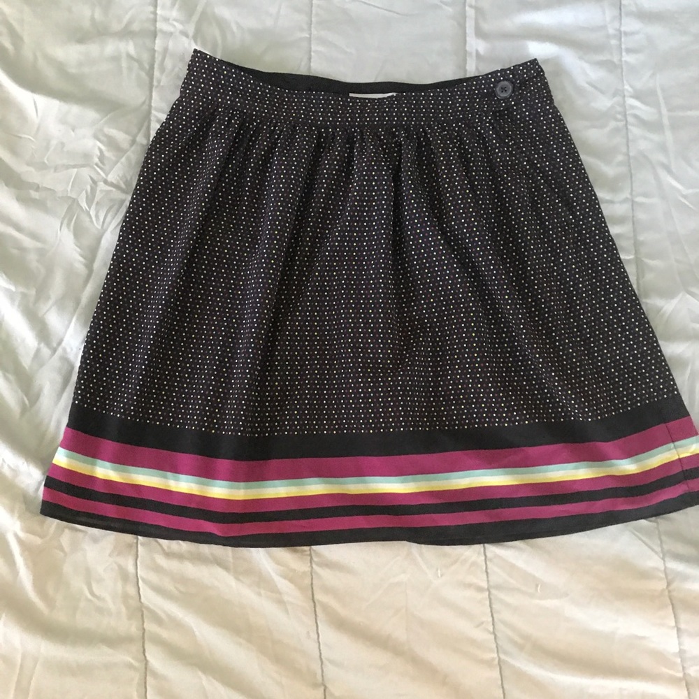 Old Navy Polka Dot & Striped Skirt